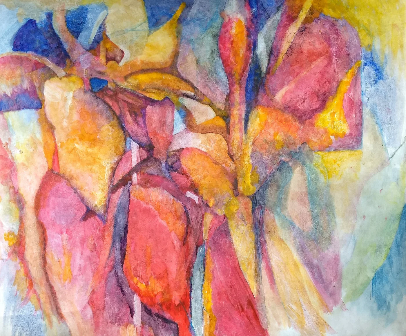 Amaryllis Forms — Watercolor on Tyvek