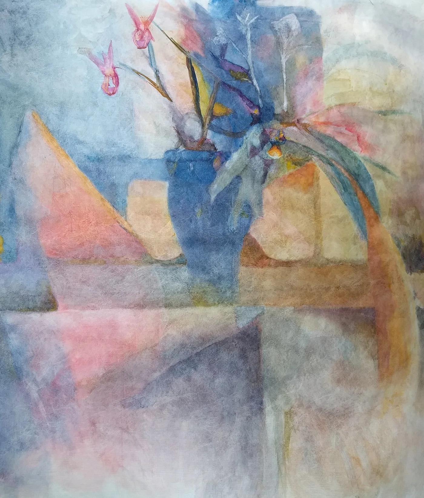 By the Window — Watercolor on Tyvek